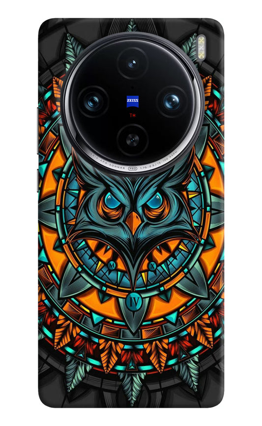 Angry Owl Art Case for Vivo X100 Pro by Casekaro
