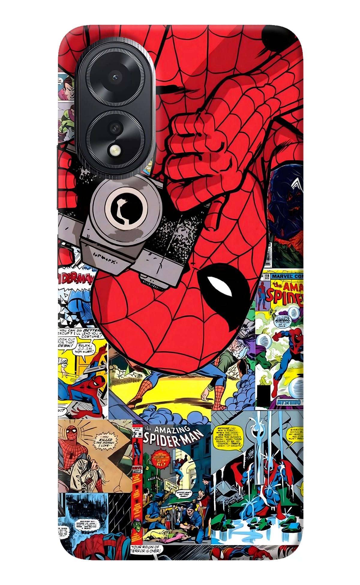 Spider Man Oppo A18/Oppo A38 Back Cover