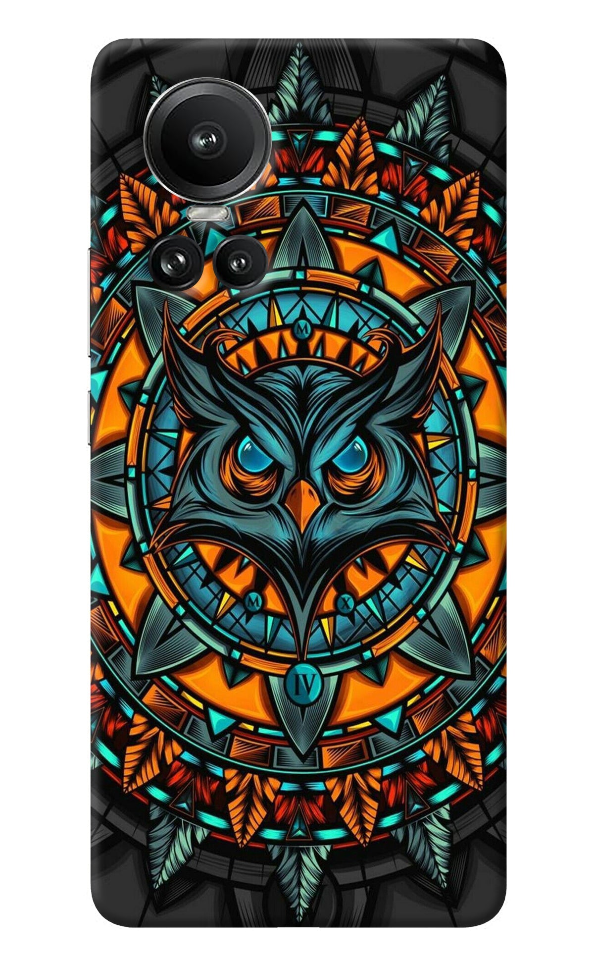 Angry Owl Art Oppo Reno10 5G/10 Pro 5G Back Cover