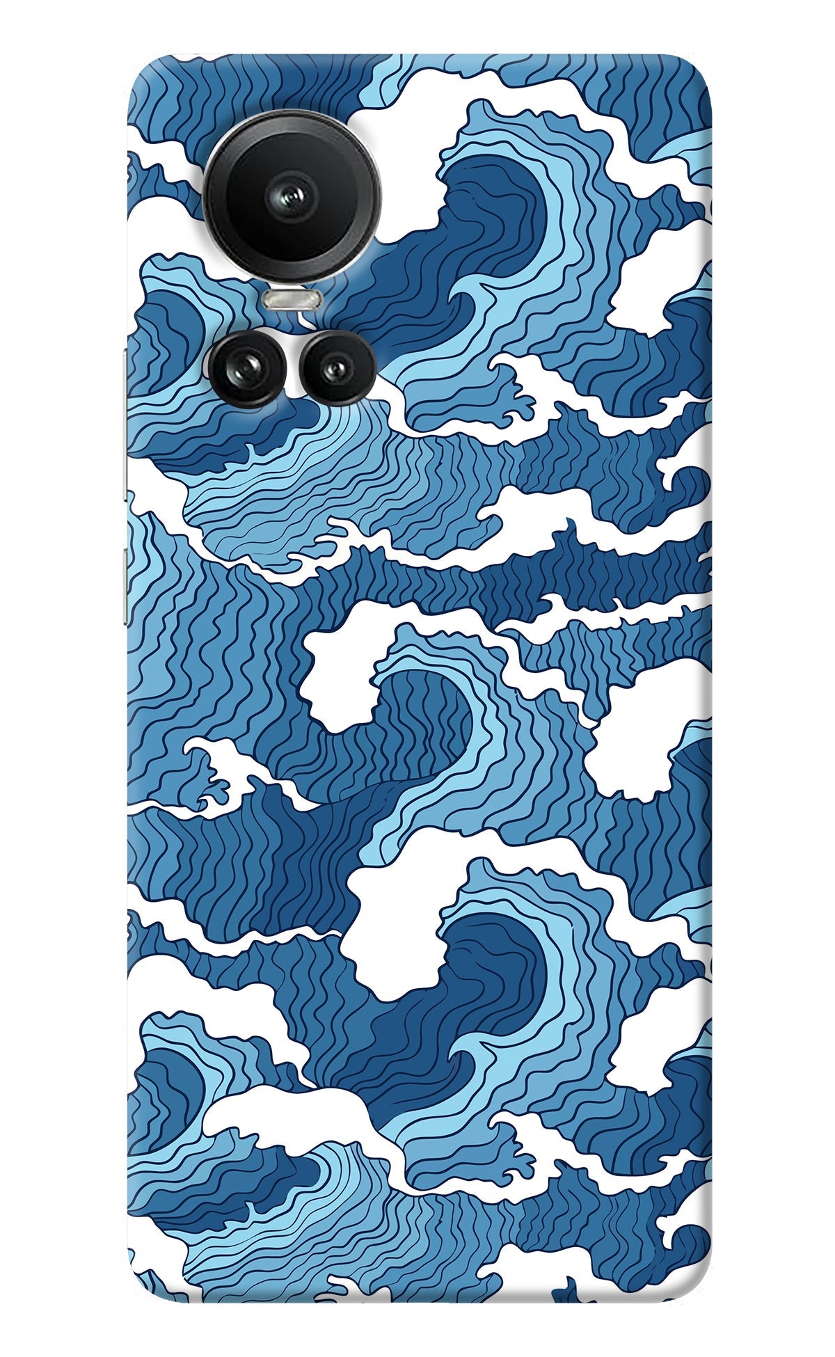 Blue Waves Oppo Reno10 5G/10 Pro 5G Back Cover