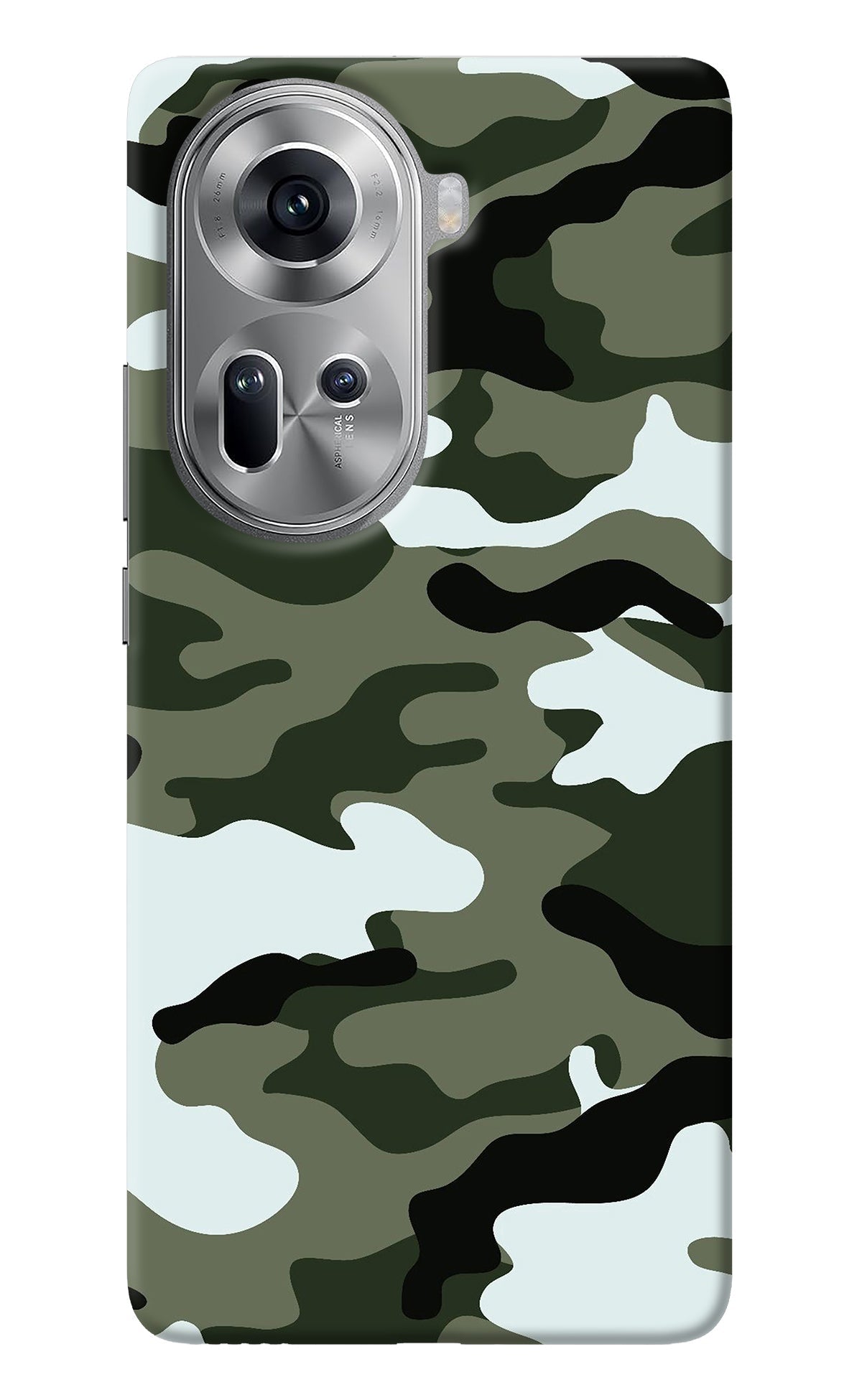 Camouflage Oppo Reno11 Back Cover