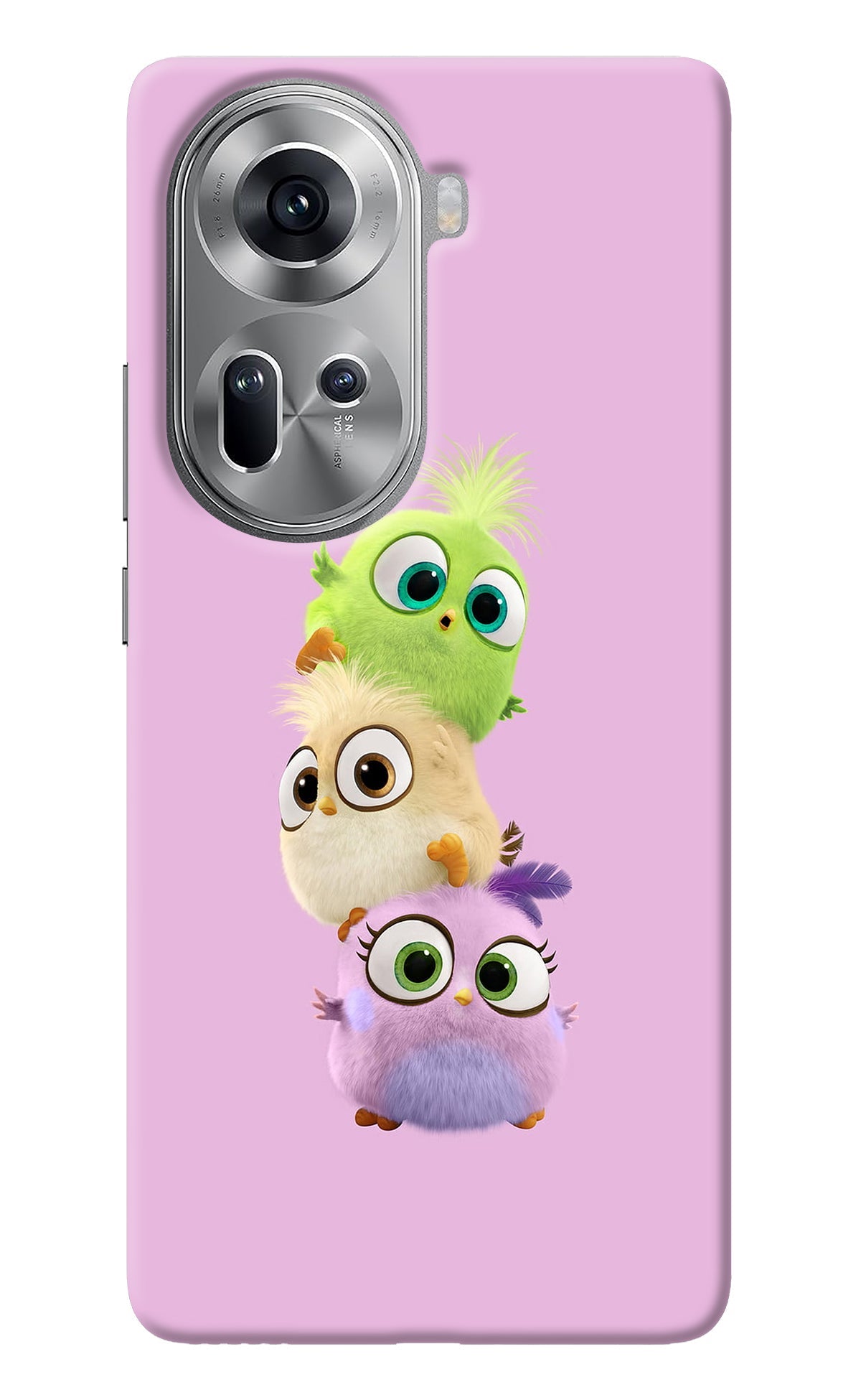 Cute Little Birds Oppo Reno11 Back Cover