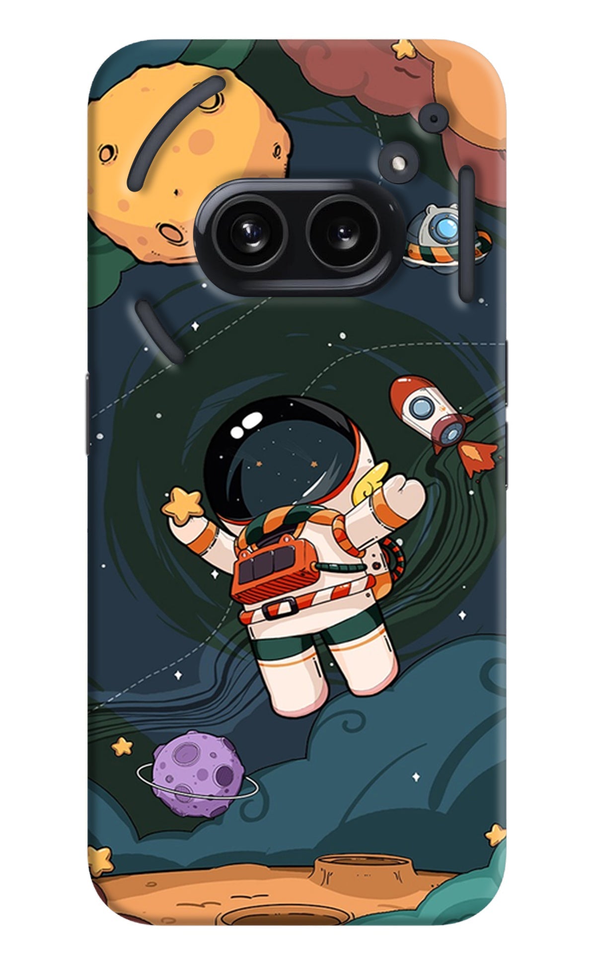 Cartoon Astronaut Nothing Phone 2A Back Cover