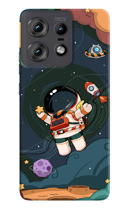 Cartoon Astronaut Case for Moto Edge 50 Pro 5G