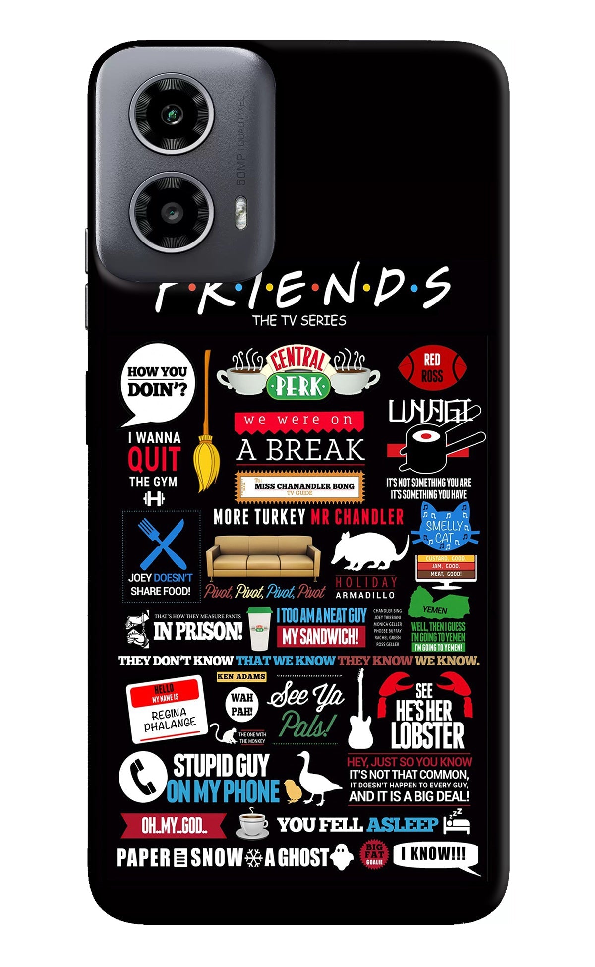 FRIENDS Moto G34 5G Back Cover