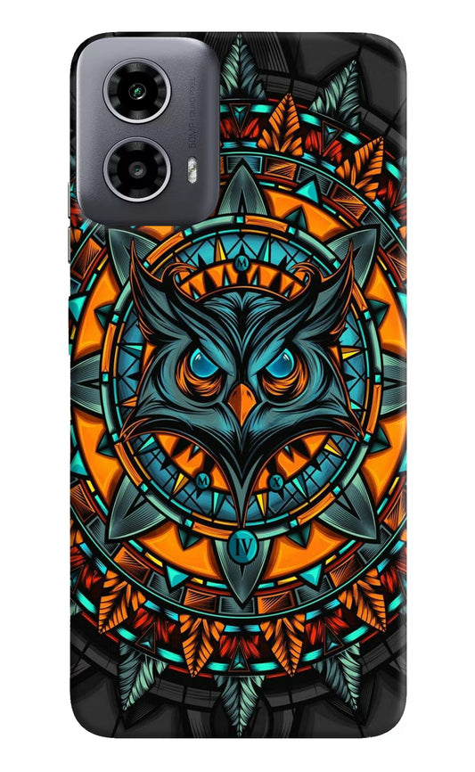 Angry Owl Art Case for Moto G34 5G by Casekaro
