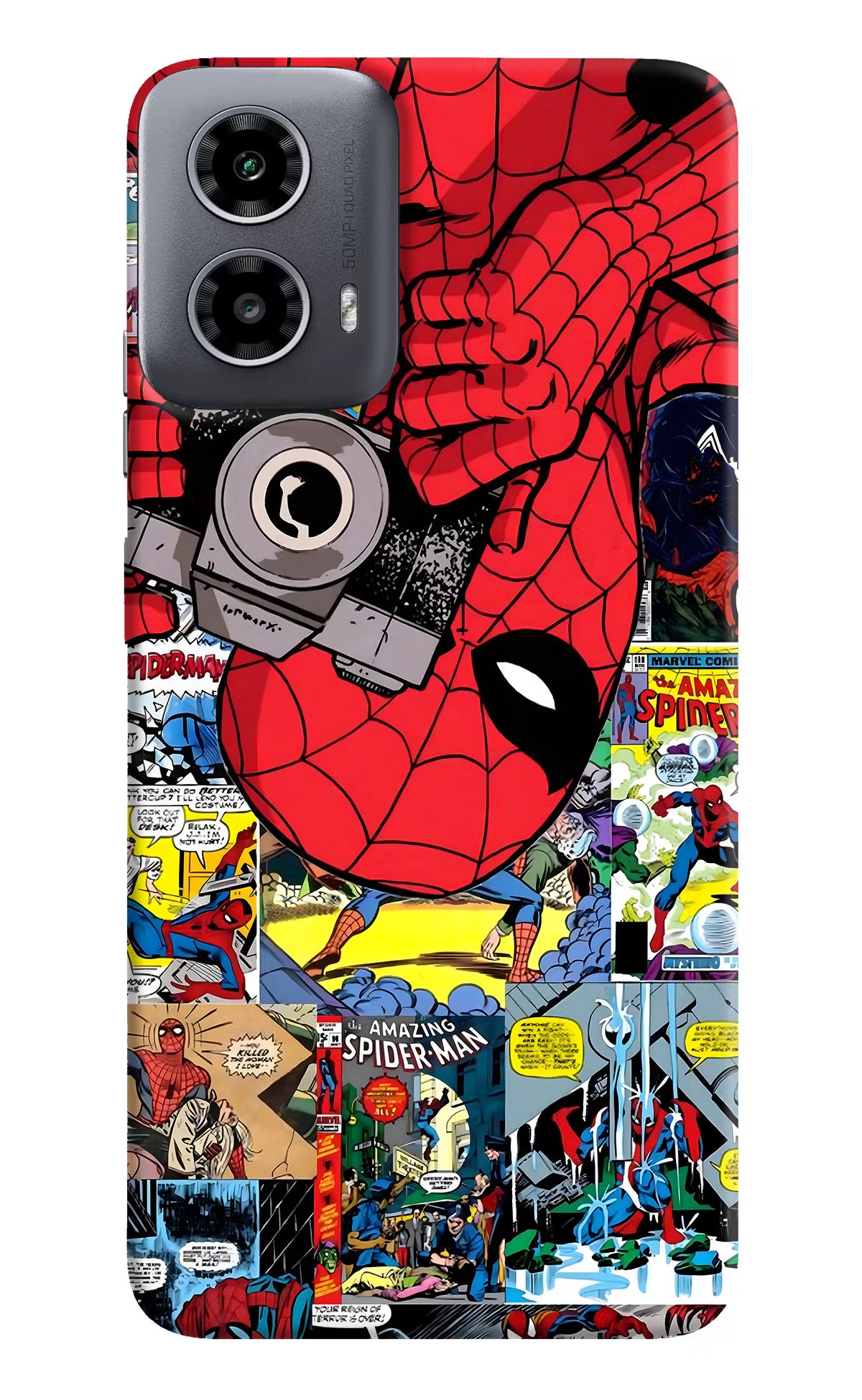 Spider Man Case for Moto G34 5G by Casekaro