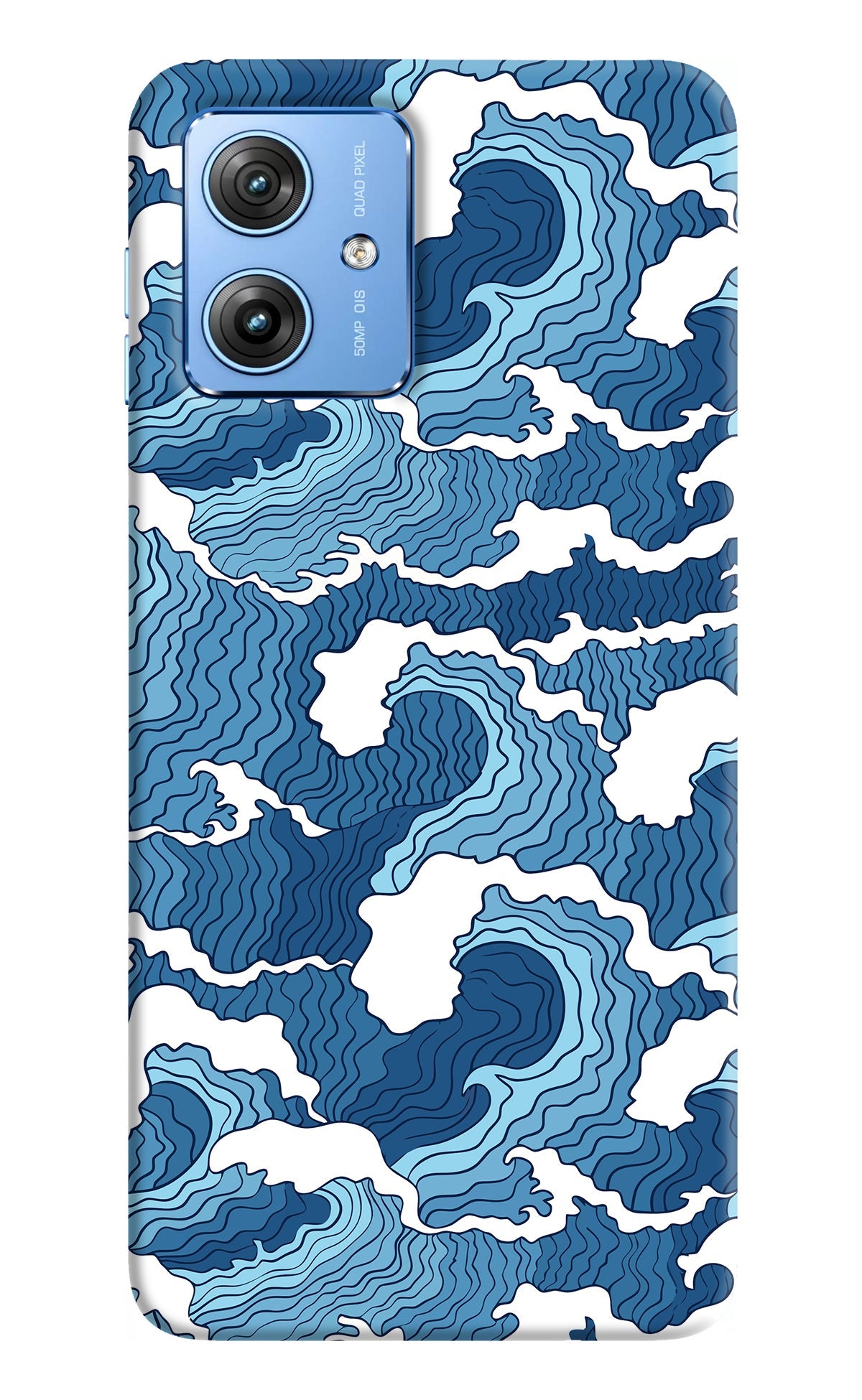 Blue Waves Moto G64 5G Back Cover