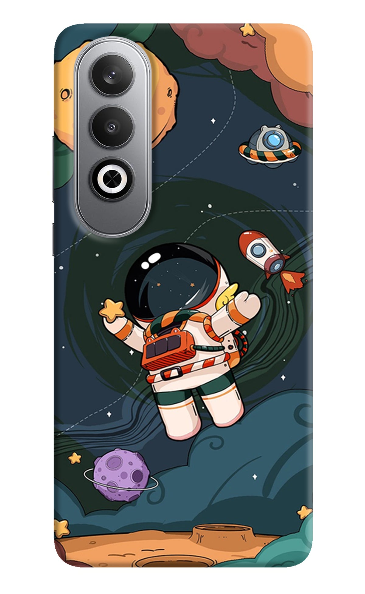 Cartoon Astronaut Case for Oneplus Nord CE4