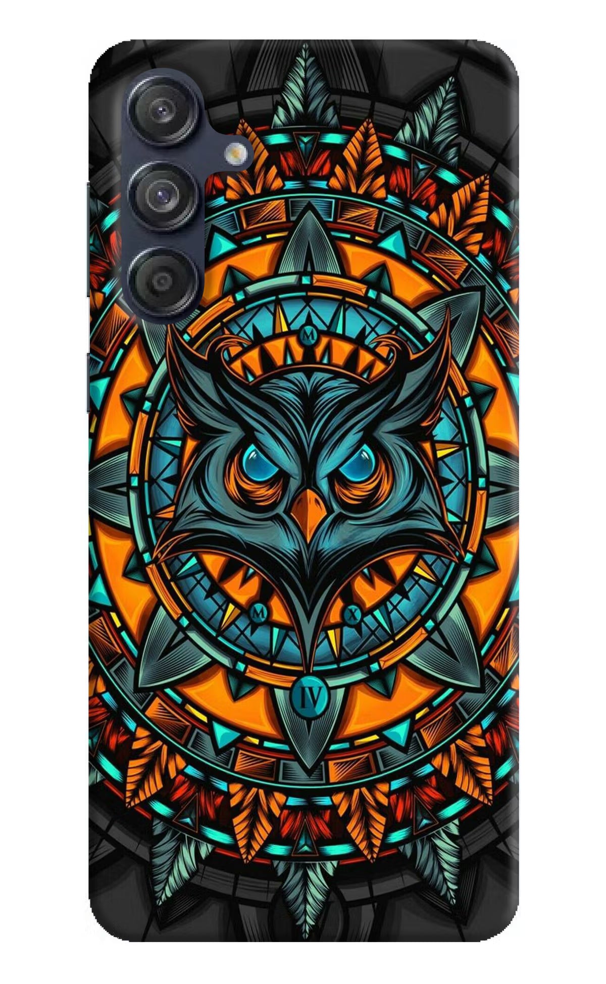 Angry Owl Art Case for Samsung M55 5G by Casekaro