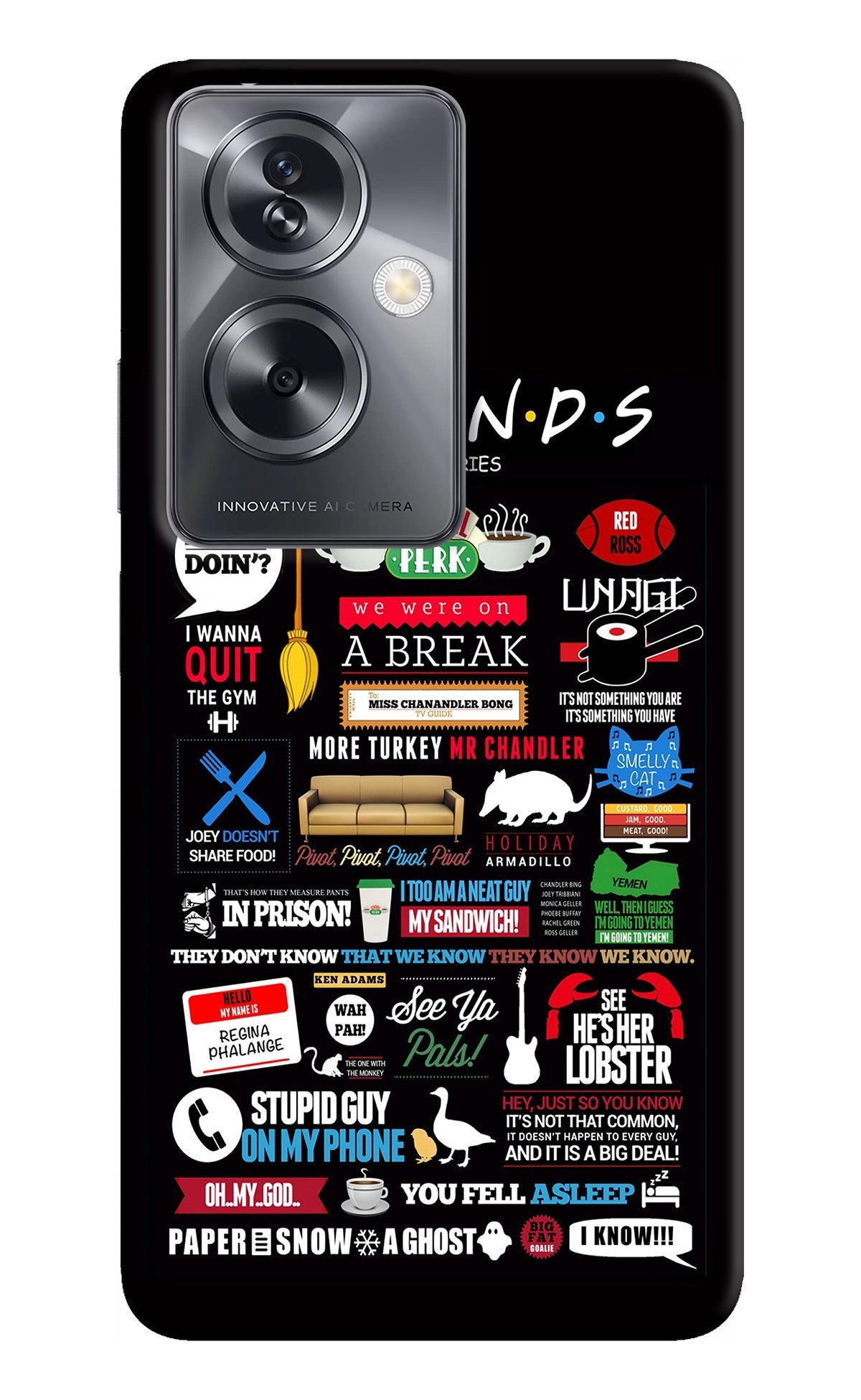 FRIENDS Oppo A79 5G Back Cover