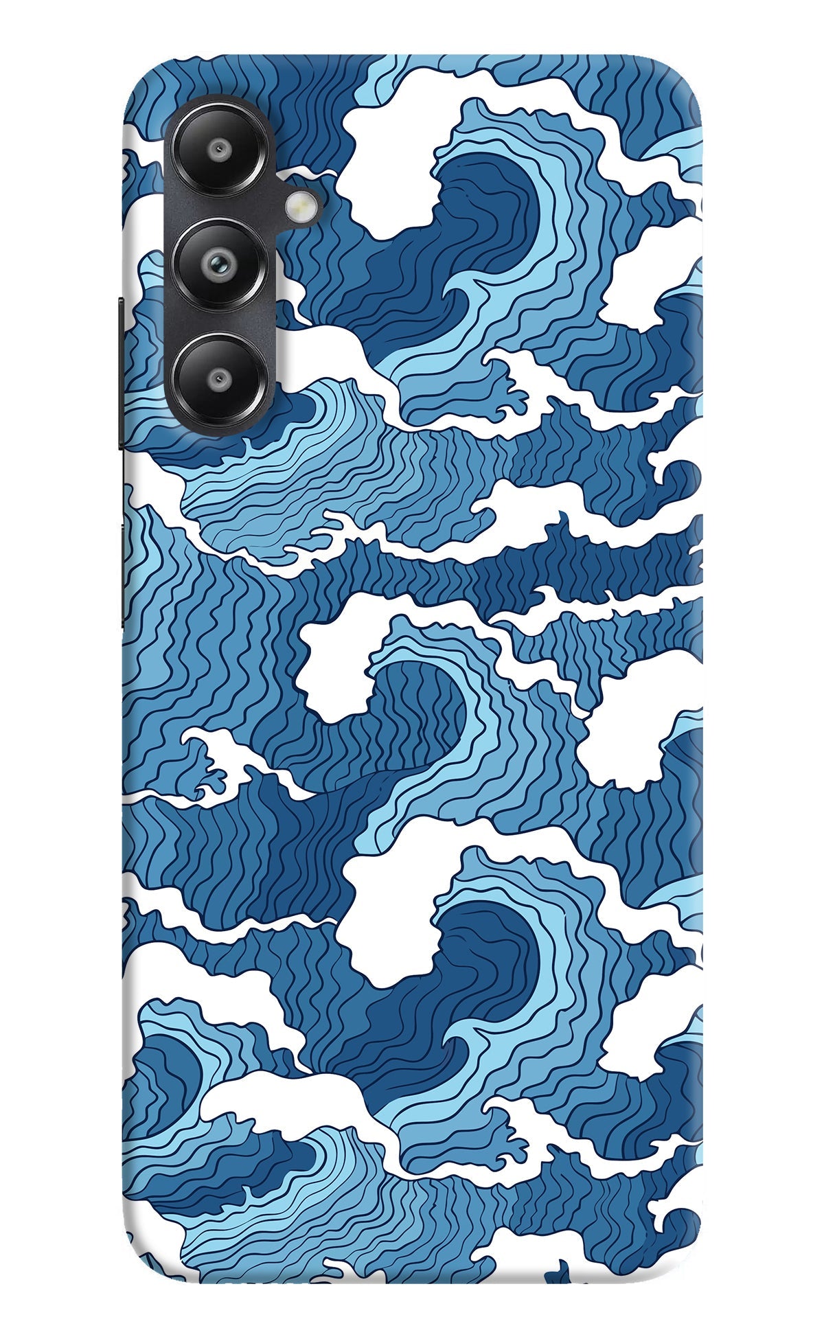 Blue Waves Samsung A05s Back Cover