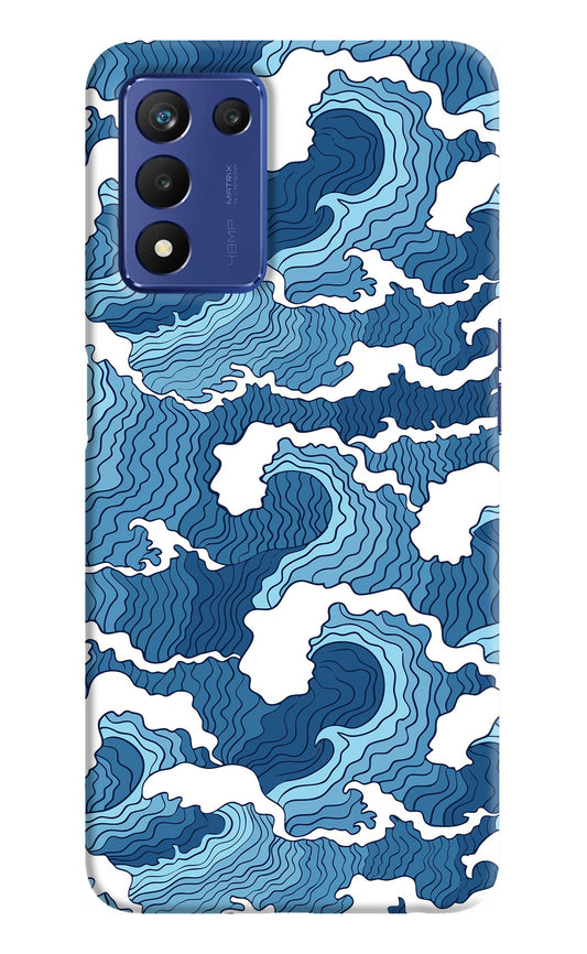 Blue Waves Realme 9 SE Back Cover