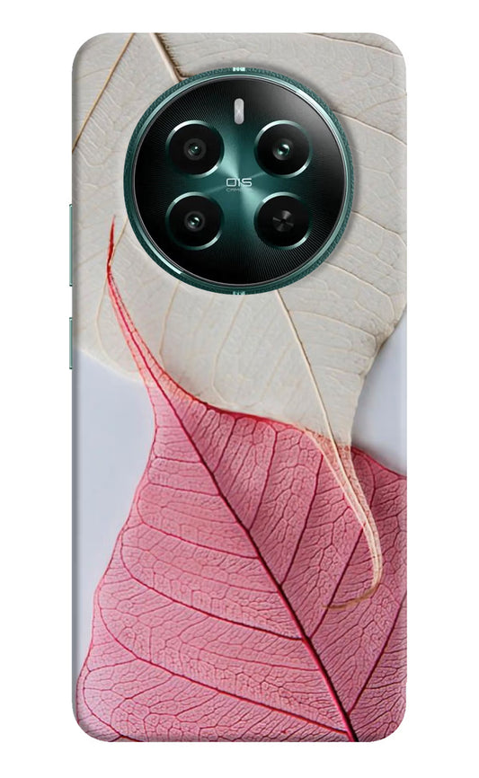 White Pink Leaf Case for Realme Narzo 70 5G/70 Pro 5G by Casekaro