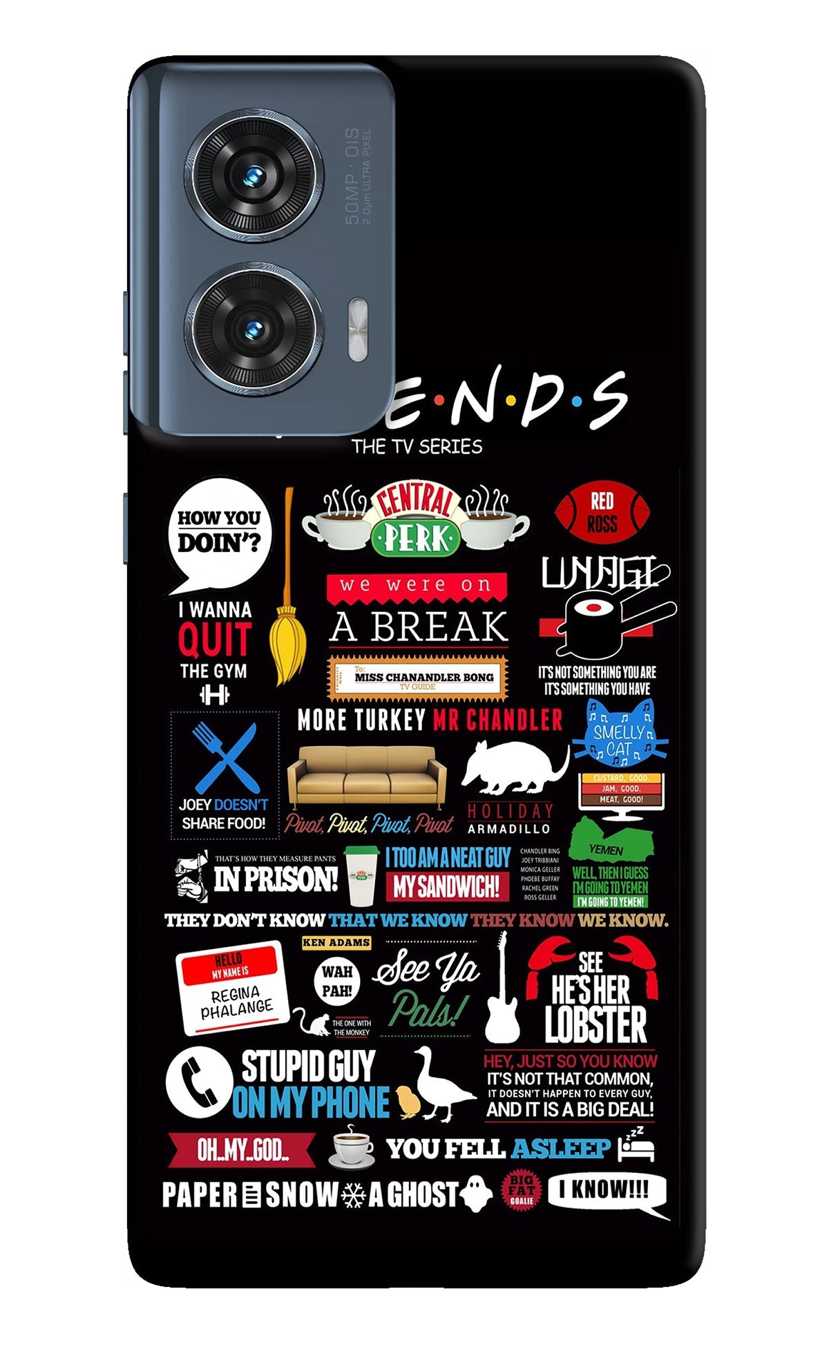 FRIENDS Moto Edge 50 Fusion Back Cover