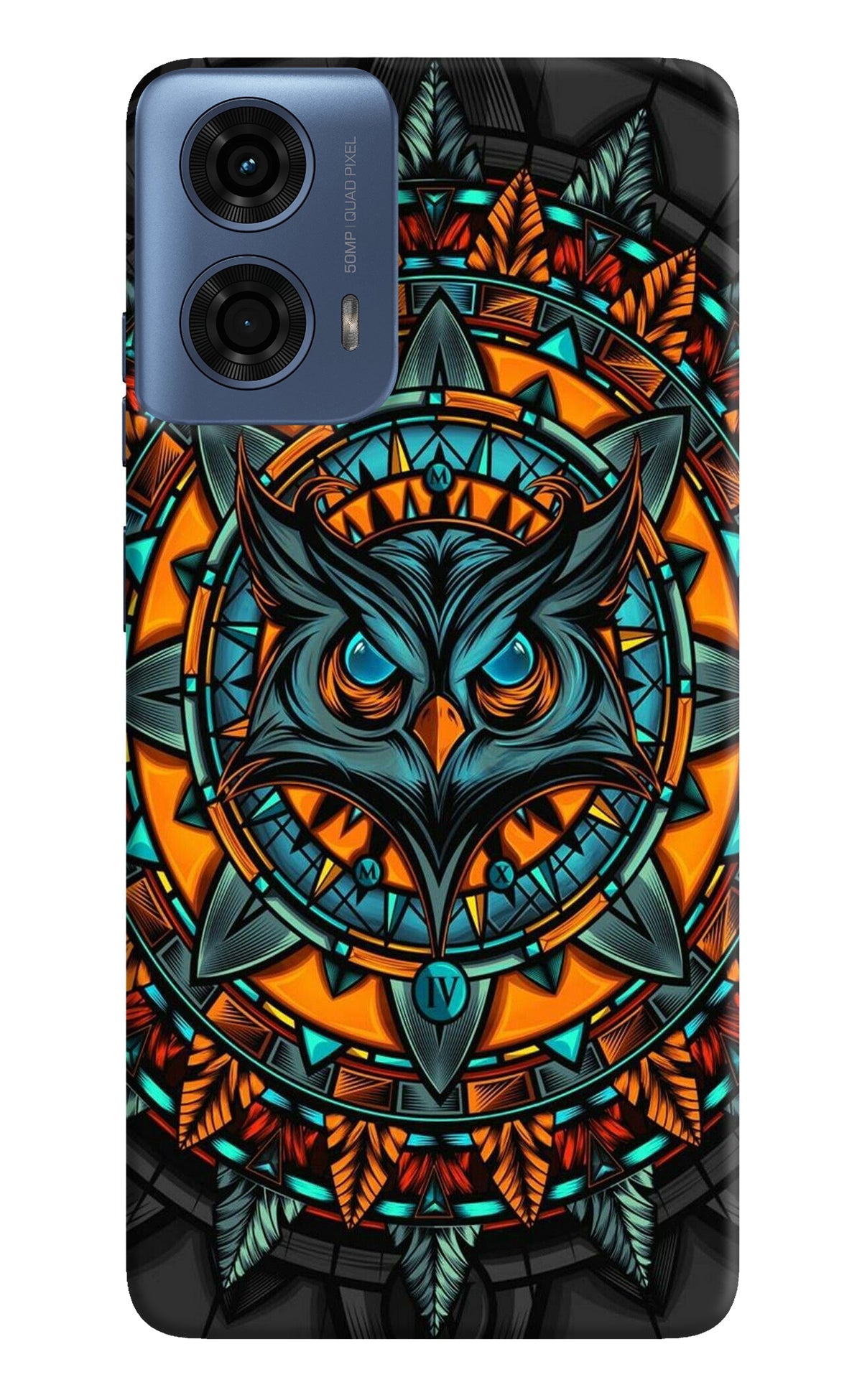 Angry Owl Art Moto G24 Power Back Cover