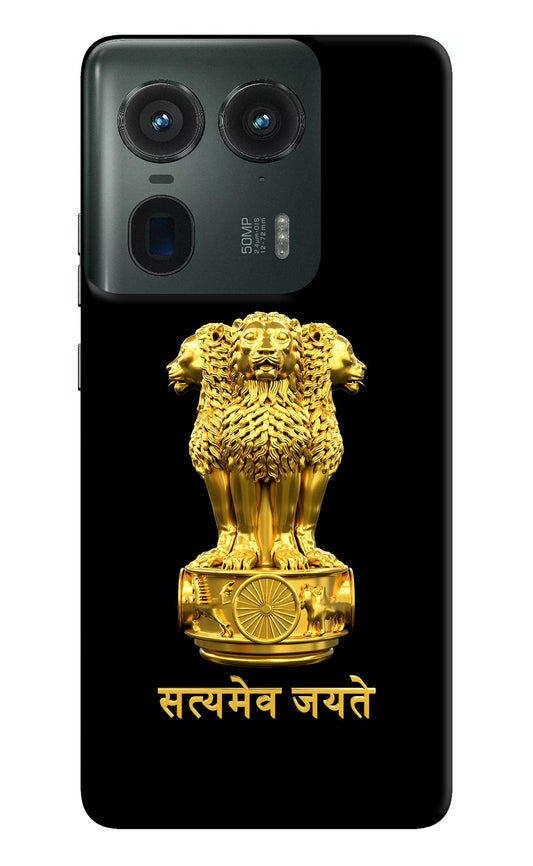 Satyamev Jayate Golden Moto Edge 50 Ultra 5G Back Cover