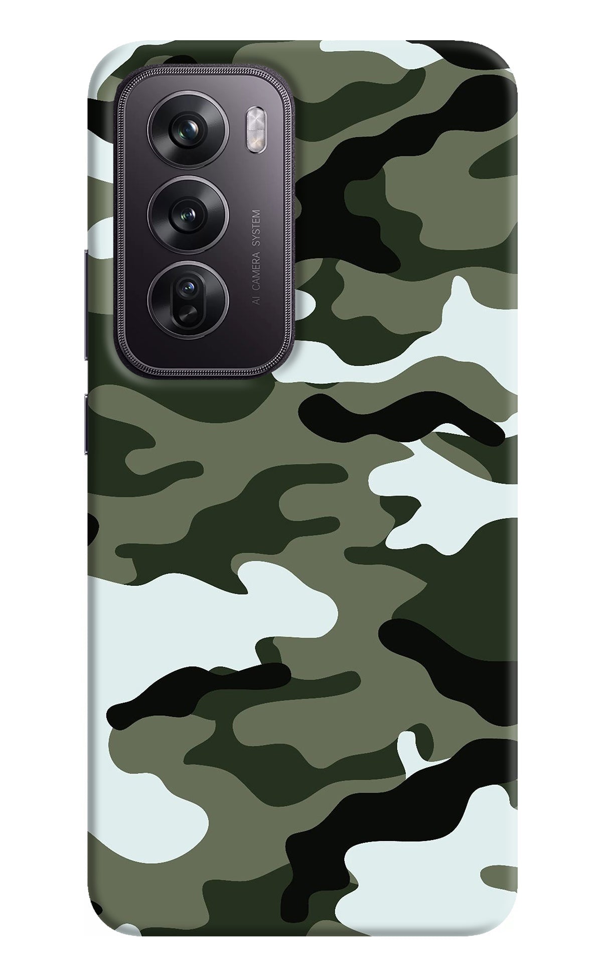 Camouflage Oppo Reno12 Pro 5G Back Cover