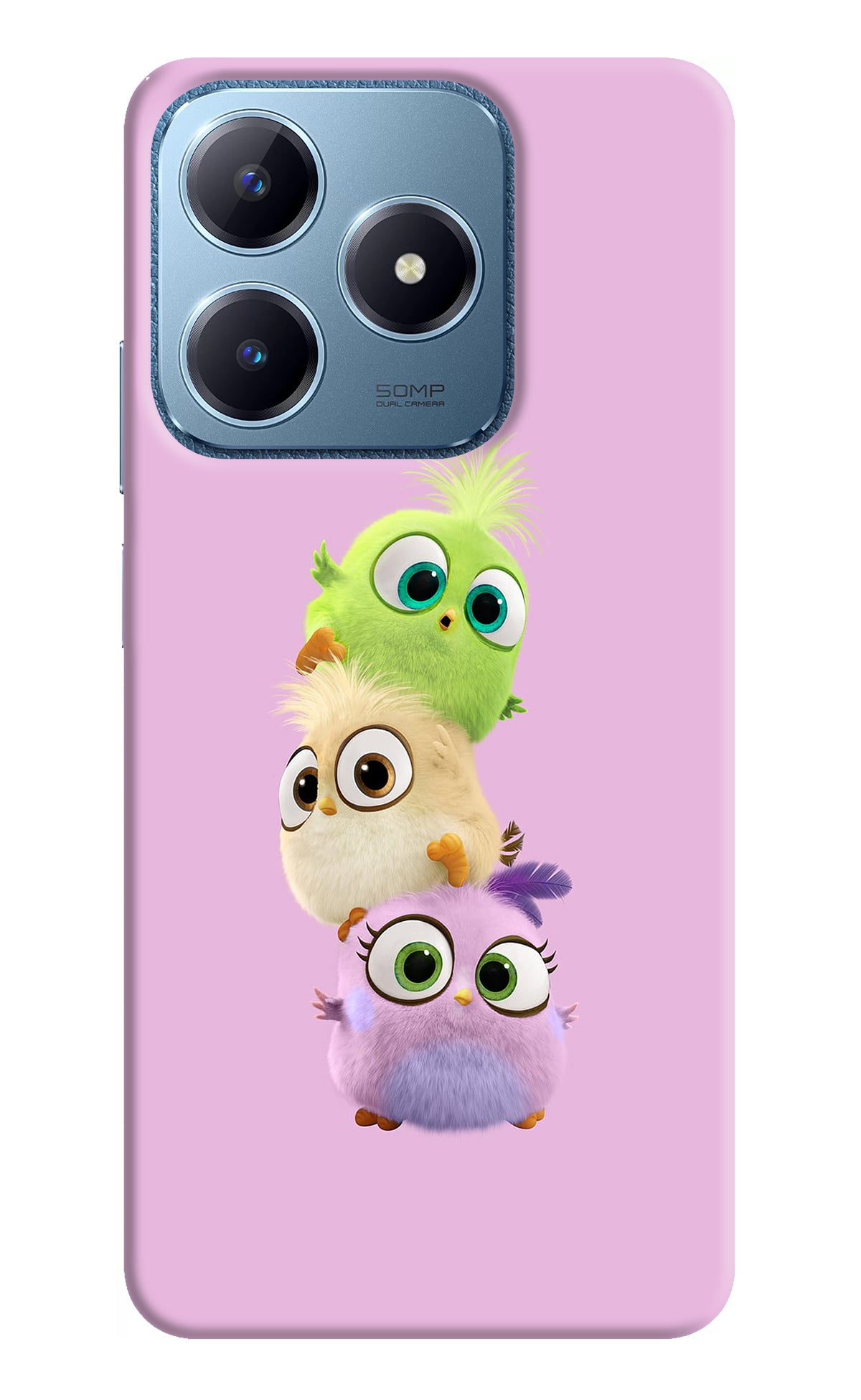 Cute Little Birds Realme C63 Back Cover