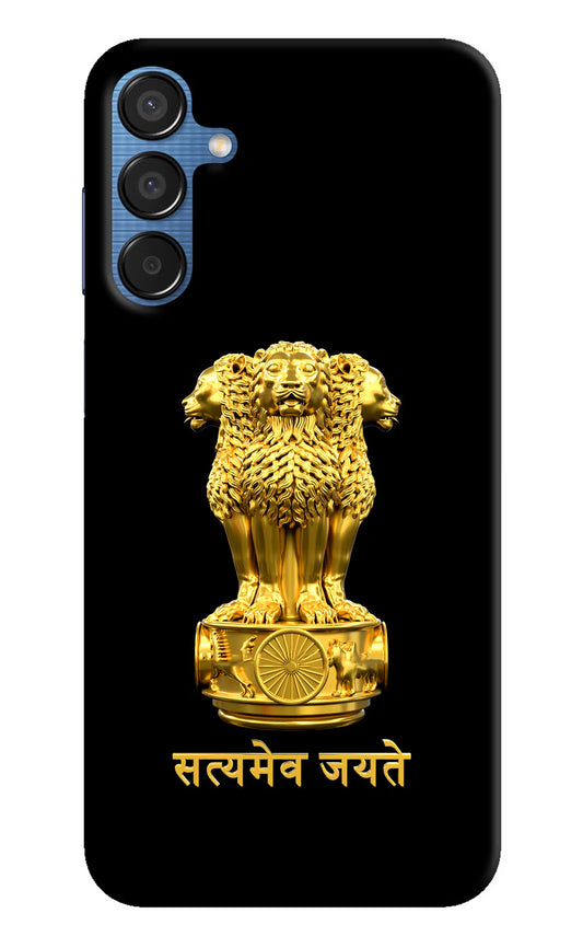 Satyamev Jayate Golden Case for Samsung M15 5G by Casekaro