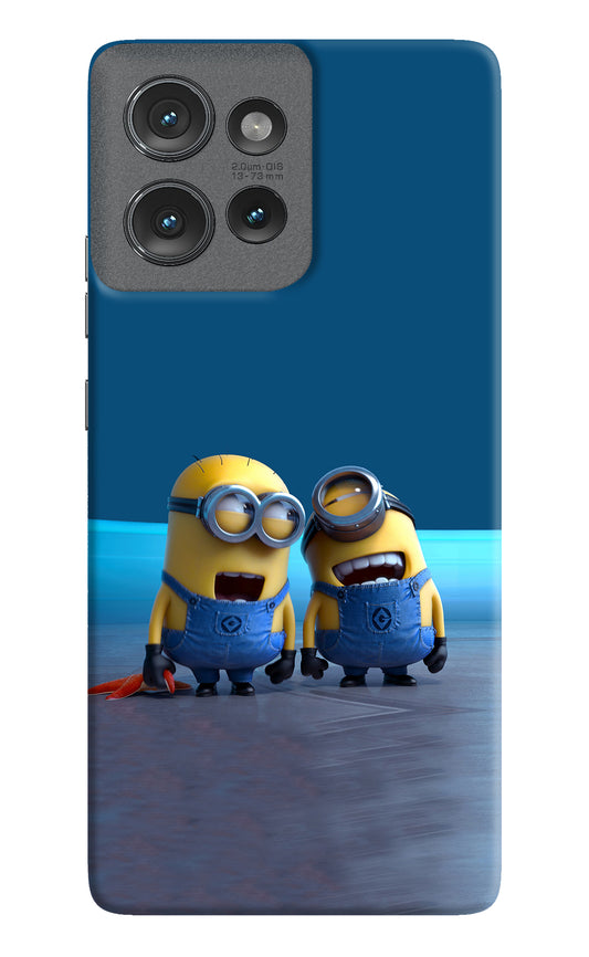 Minion Laughing Case for Moto Edge 50