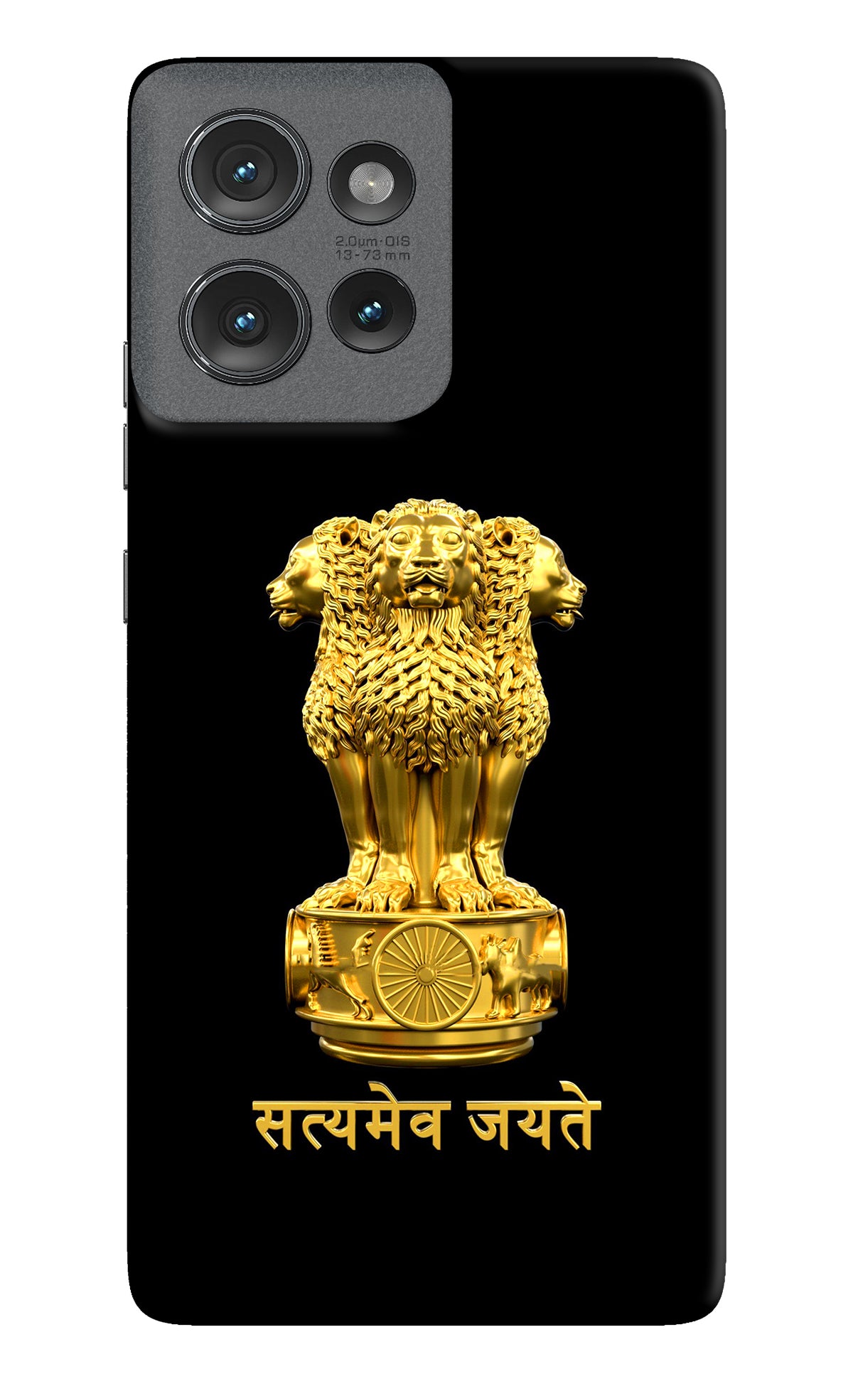 Satyamev Jayate Golden Case for Moto Edge 50