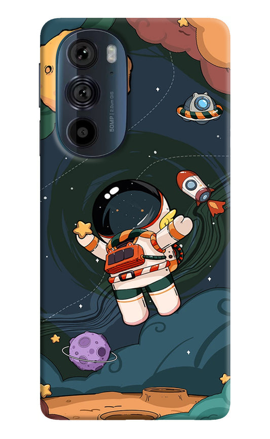 Cartoon Astronaut Case for Moto Edge 30 Pro