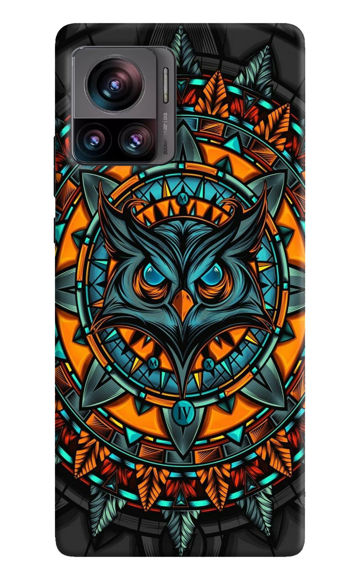 Angry Owl Art Case for Moto Edge 30 Ultra