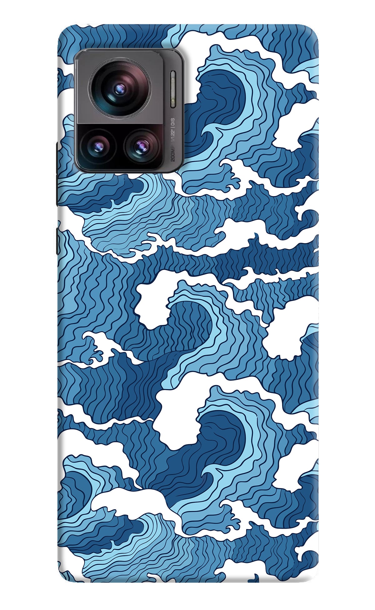 Blue Waves Case for Moto Edge 30 Ultra