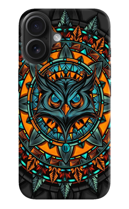 Angry Owl Art Case for iPhone 16