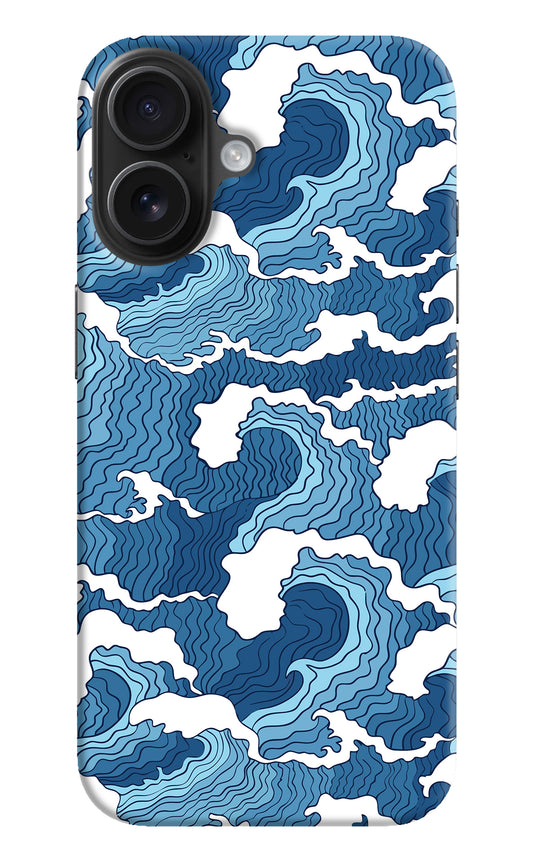 Blue Waves Case for iPhone 16