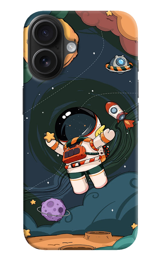 Cartoon Astronaut Case for iPhone 16