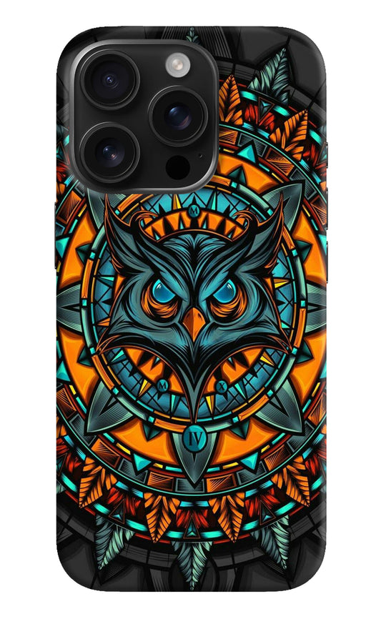 Angry Owl Art Case for iPhone 16 Pro