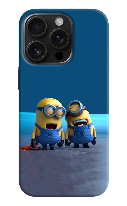 Minion Laughing Case for iPhone 16 Pro