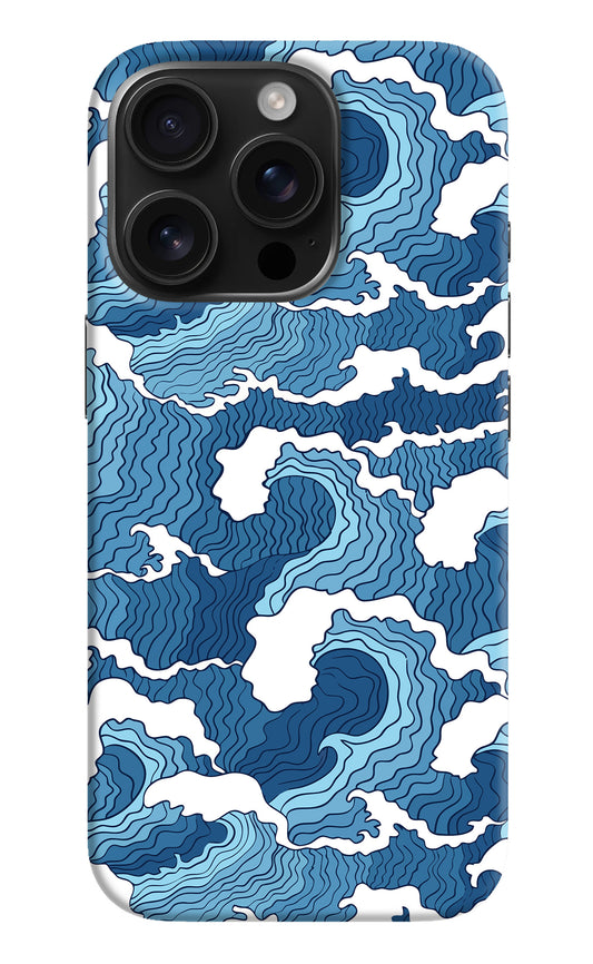 Blue Waves Case for iPhone 16 Pro