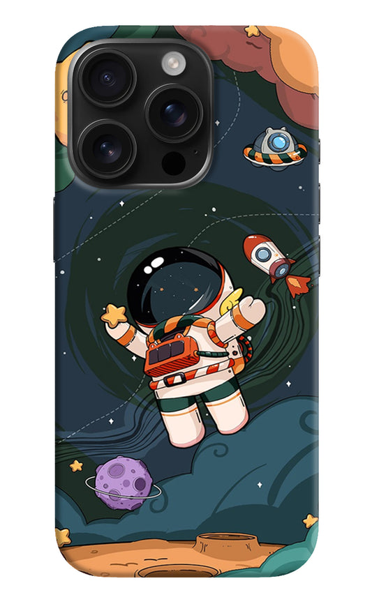 Cartoon Astronaut Case for iPhone 16 Pro