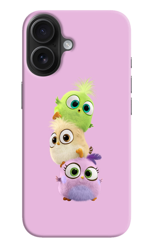 Cute Little Birds Case for iPhone 16 Plus