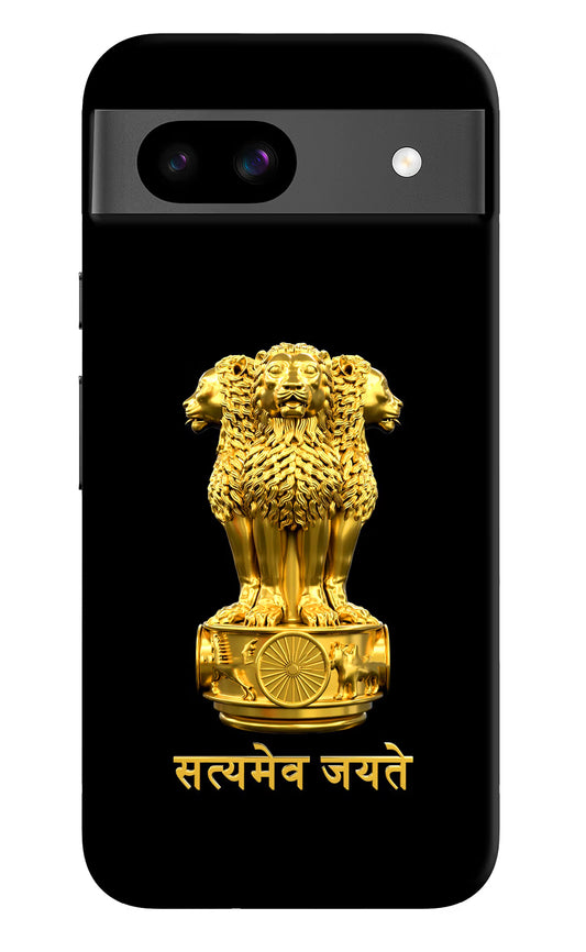 Satyamev Jayate Golden Case for Google Pixel 8A by Casekaro
