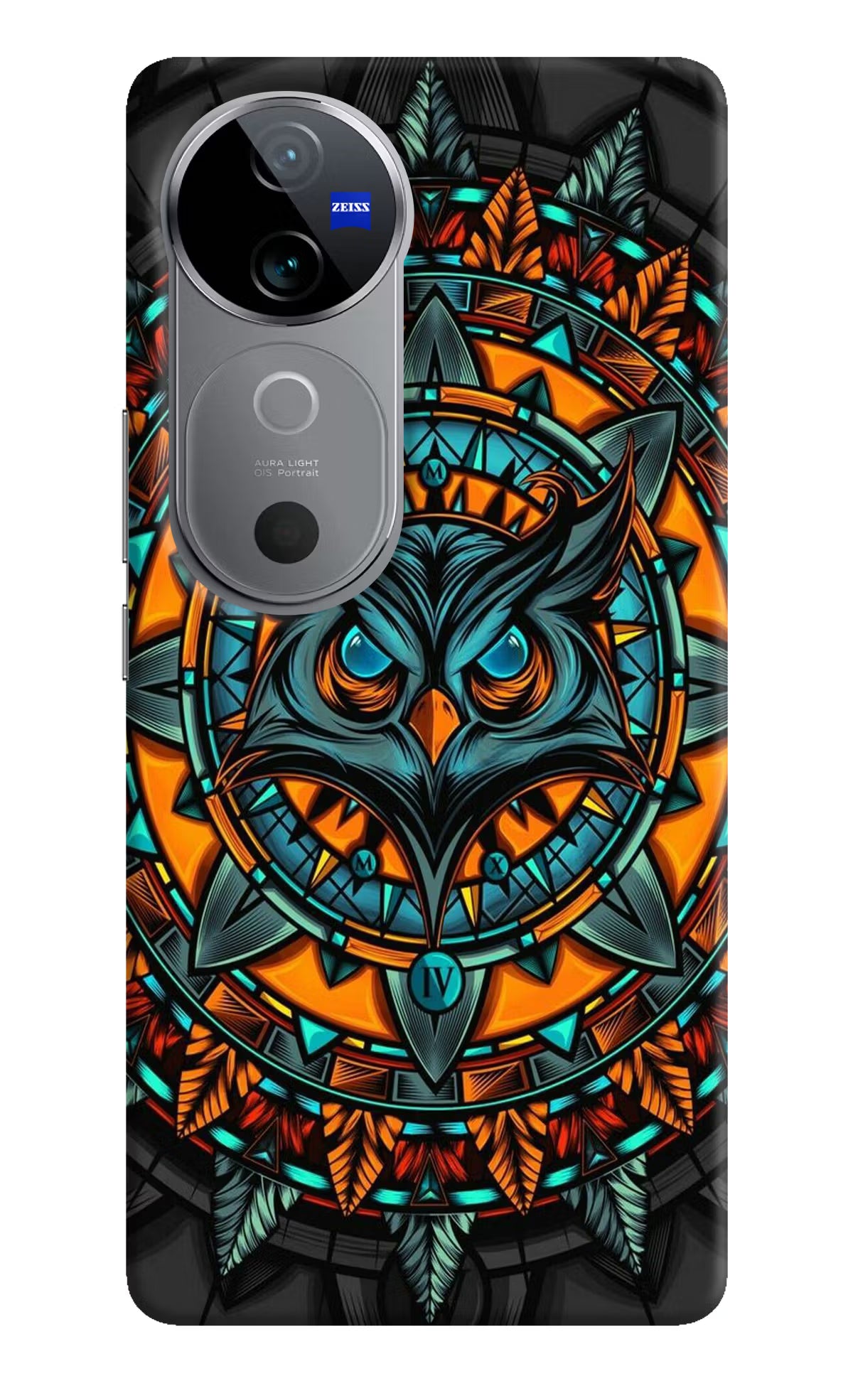 Angry Owl Art Case for Vivo V40 5G by Casekaro