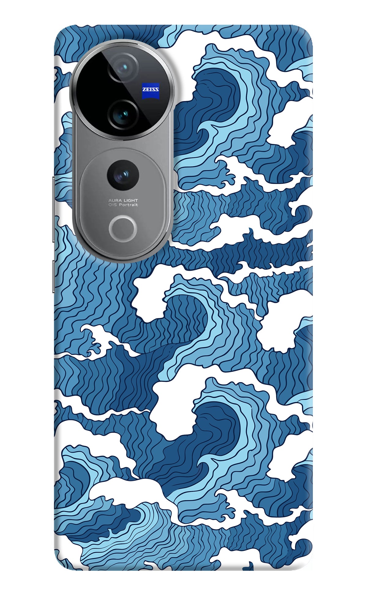 Blue Waves Case for Vivo V40 Pro 5G