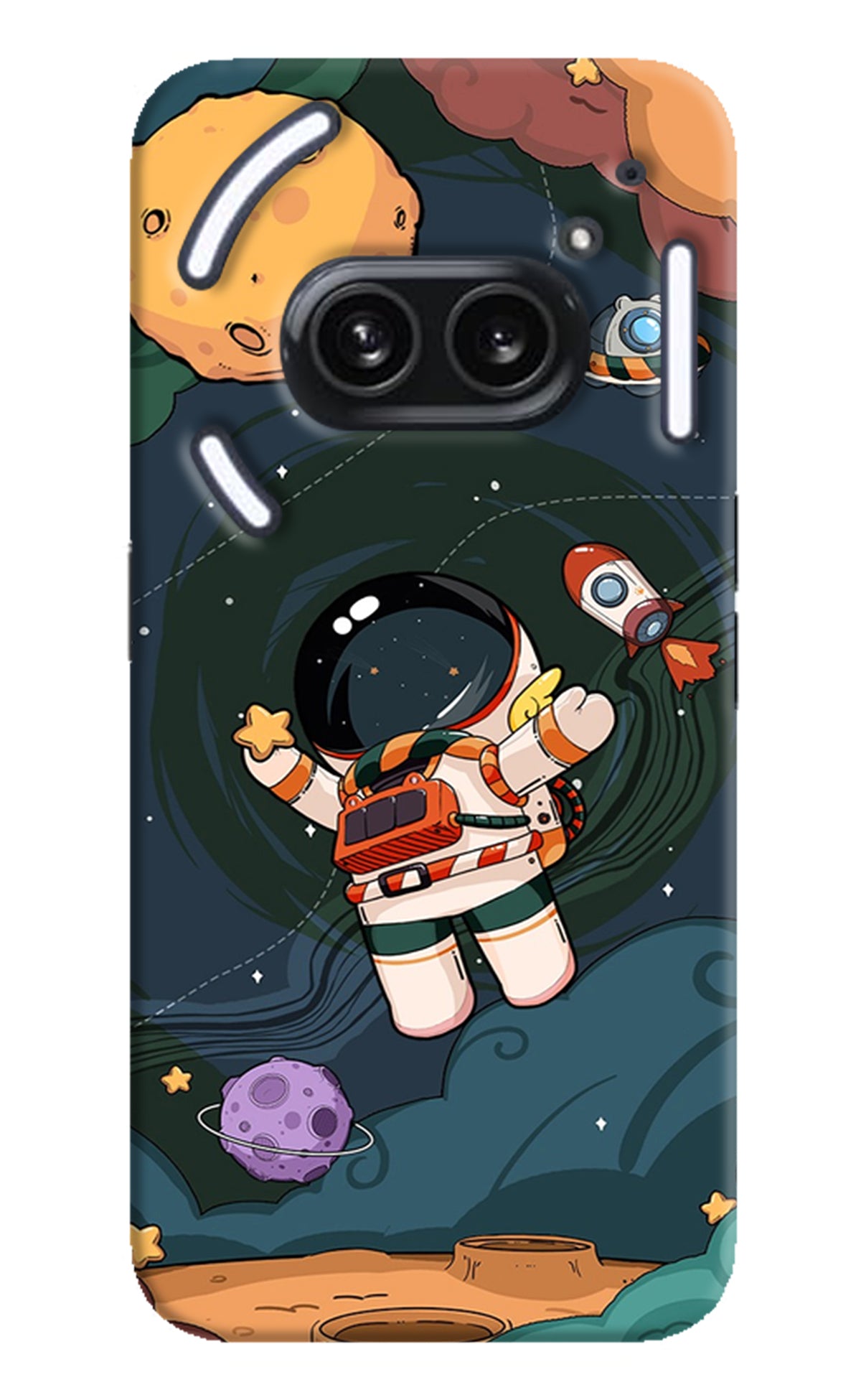 Cartoon Astronaut Case for Nothing Phone 2A Plus