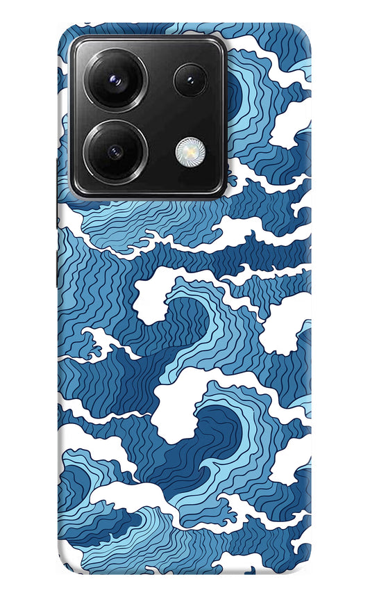 Blue Waves Case for Poco X6
