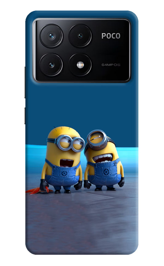 Minion Laughing Case for Poco X6 Pro by Casekaro