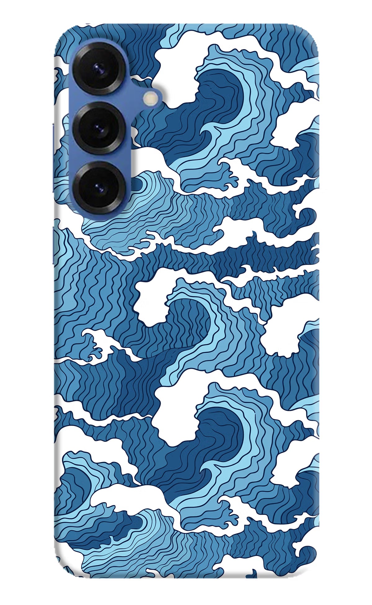 Blue Waves Case for Samsung S25 by Casekaro