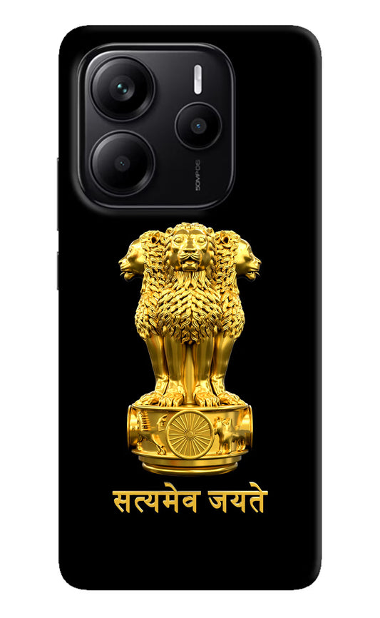 Satyamev Jayate Golden Case for Redmi Note 14 5G by Casekaro