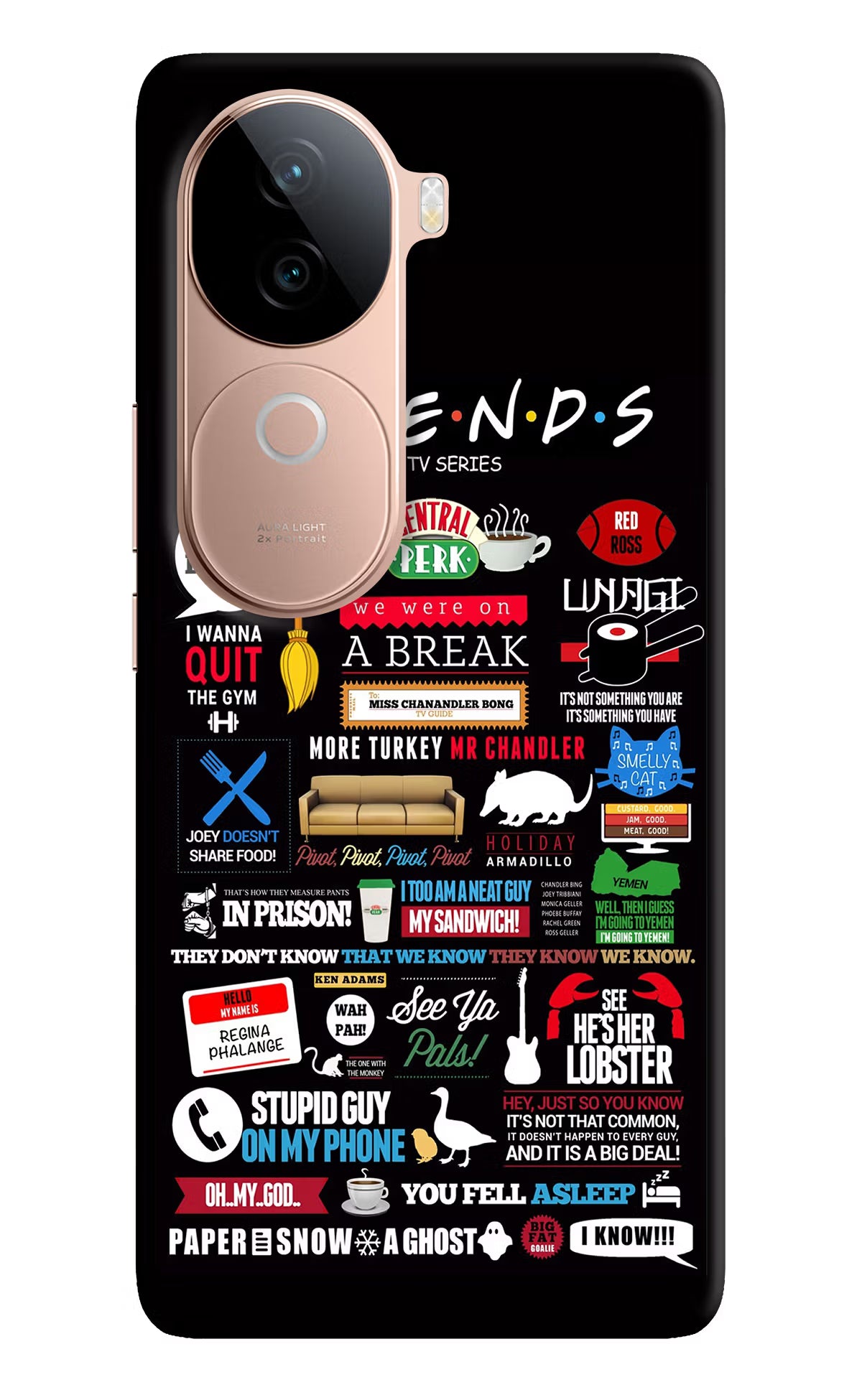 FRIENDS Case for Vivo V40e 5G by Casekaro