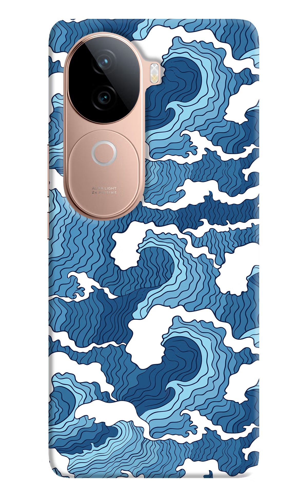 Blue Waves Case for Vivo V40e 5G by Casekaro