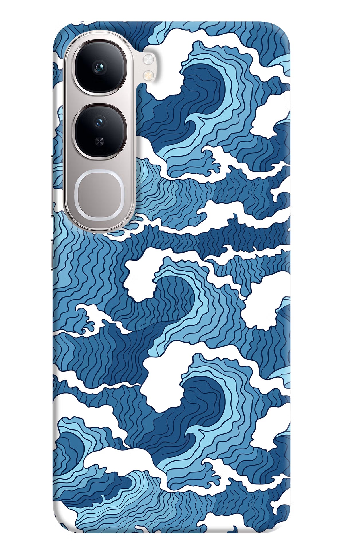Blue Waves Case for Vivo Y300 5G by Casekaro