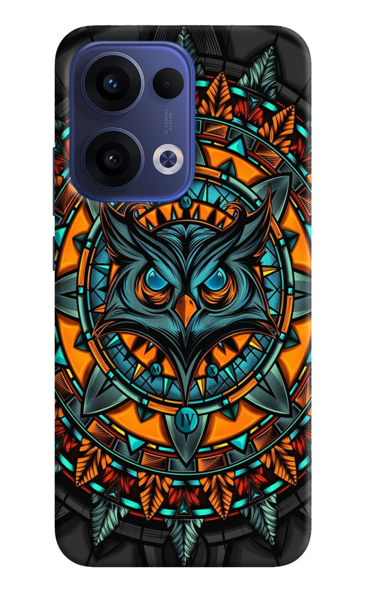 Angry Owl Art Case for Oppo Reno13 5G