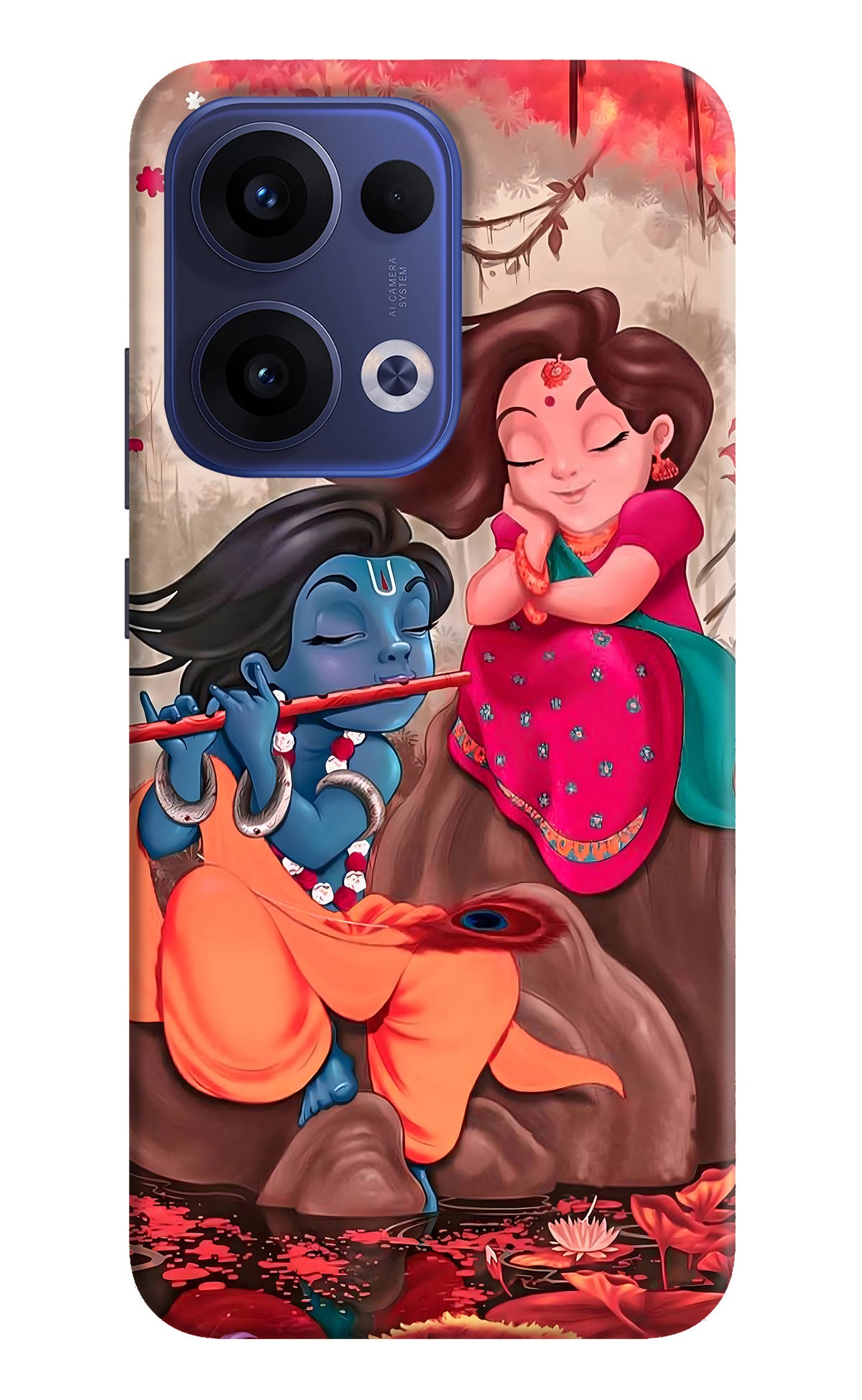 Radhe Krishna Case for Oppo Reno13 5G